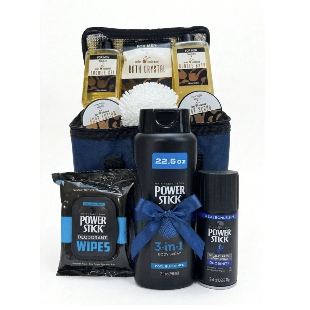 Men's Bath Body 10-Piece‎ Spa Life Gift Set